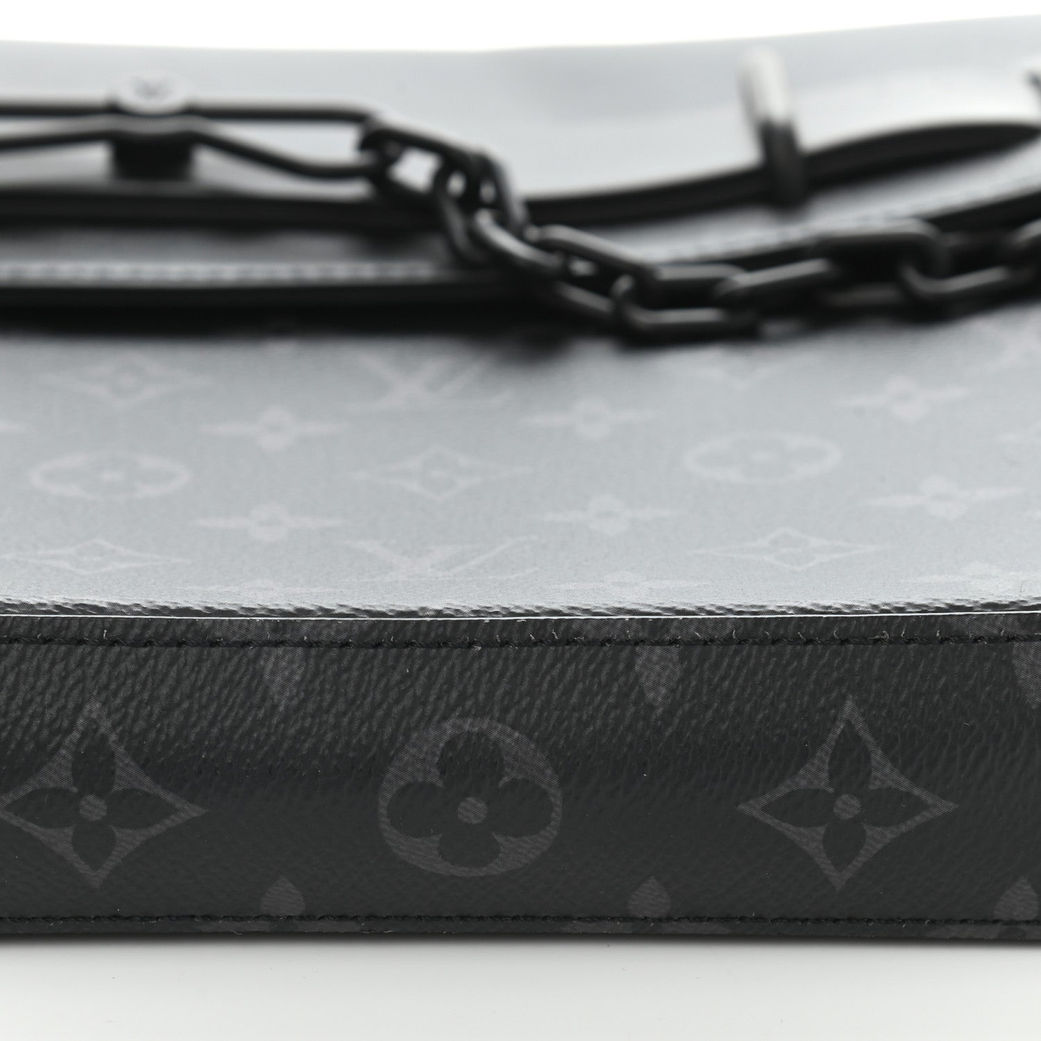 Louis Vuitton Monogram Eclipse Pochette Steamer 10 of 12
