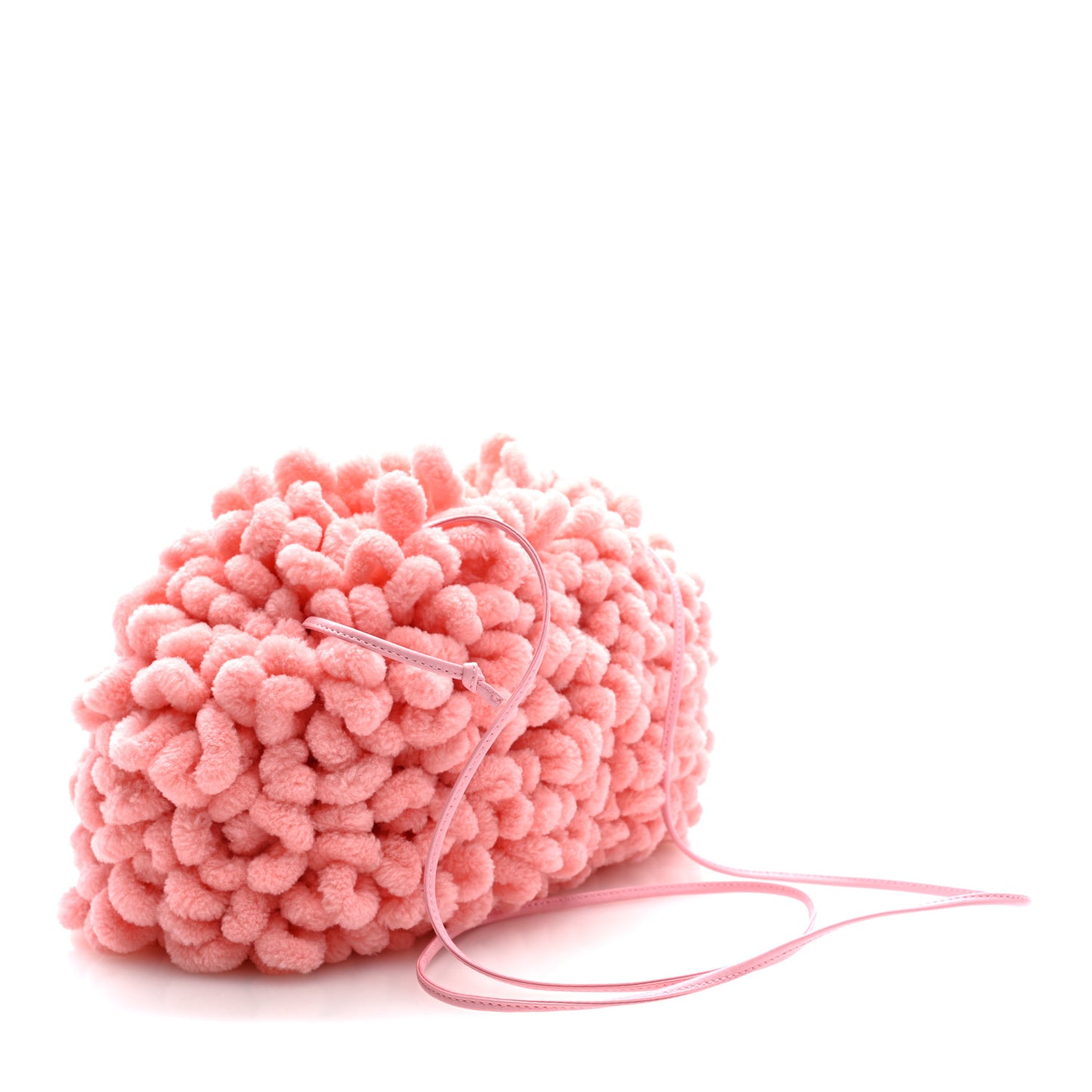 Chenille The Mini Pouch Pink