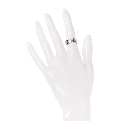 Cartier 18K White Gold 6.5mm C De Ring 49 4.75 2 of 6