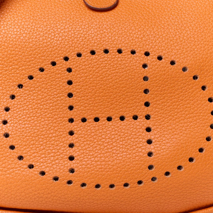 Hermes Taurillon Clemence Evelyne III PM Orange 8 of 12
