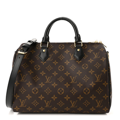 Louis Vuitton Monogram My World Tour Speedy Bandouliere 30 Black 1 of 9