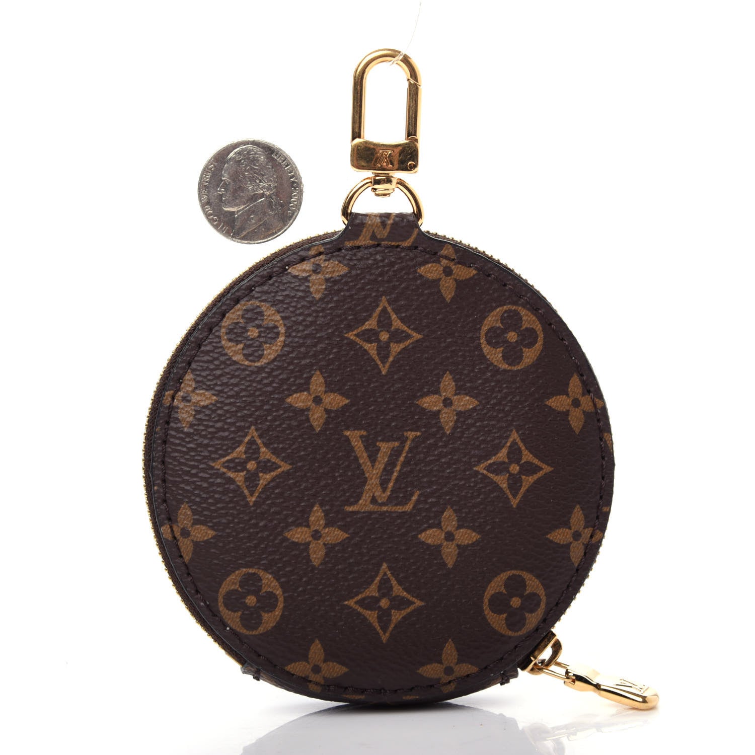 Louis Vuitton Monogram Multi Pochette Accessories Round Coin Purse 2 of 6