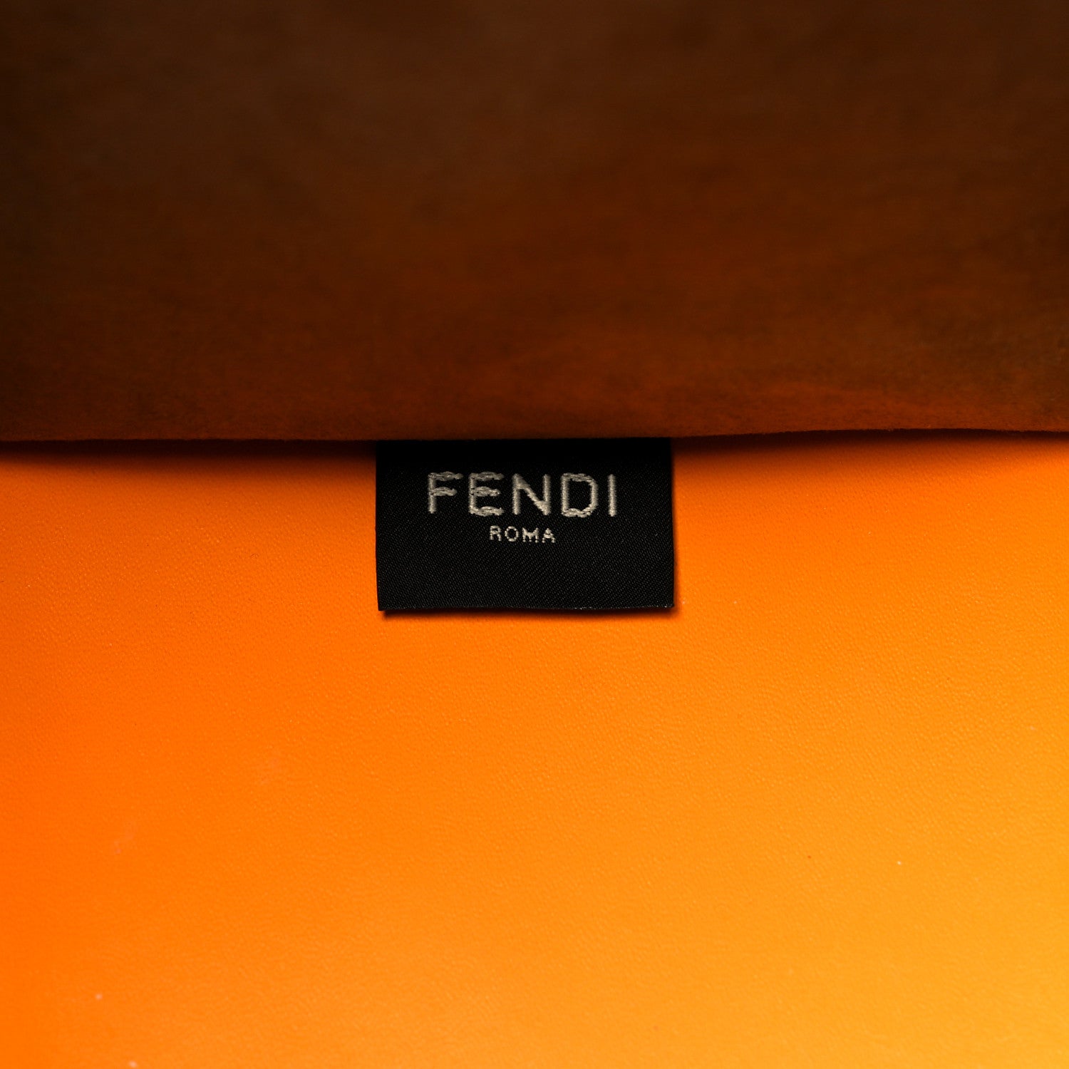 Fendi Vitello King Tamponato Plexiglass Medium Fendi Sunshine Shopper Tote Clementine 7 of 18