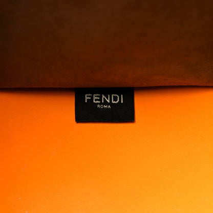 Fendi Vitello King Tamponato Plexiglass Medium Fendi Sunshine Shopper Tote Clementine 7 of 18