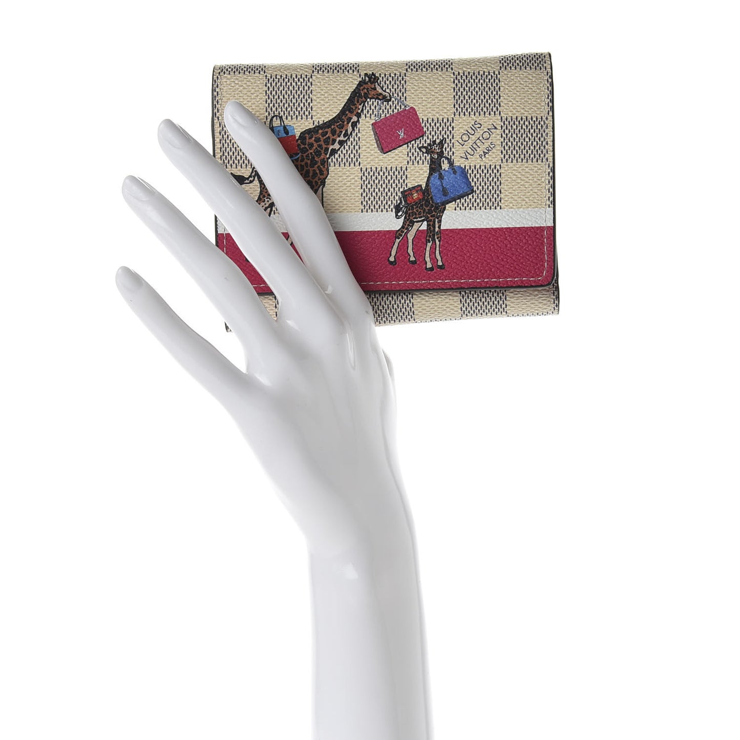 Damier Azur 2017 Christmas Animation Victorine Wallet