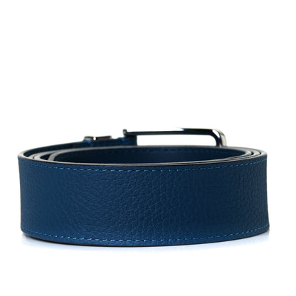 Louis Vuitton Taurillon 35mm Pont Neuf Belt 100 40 Blue 3 of 5