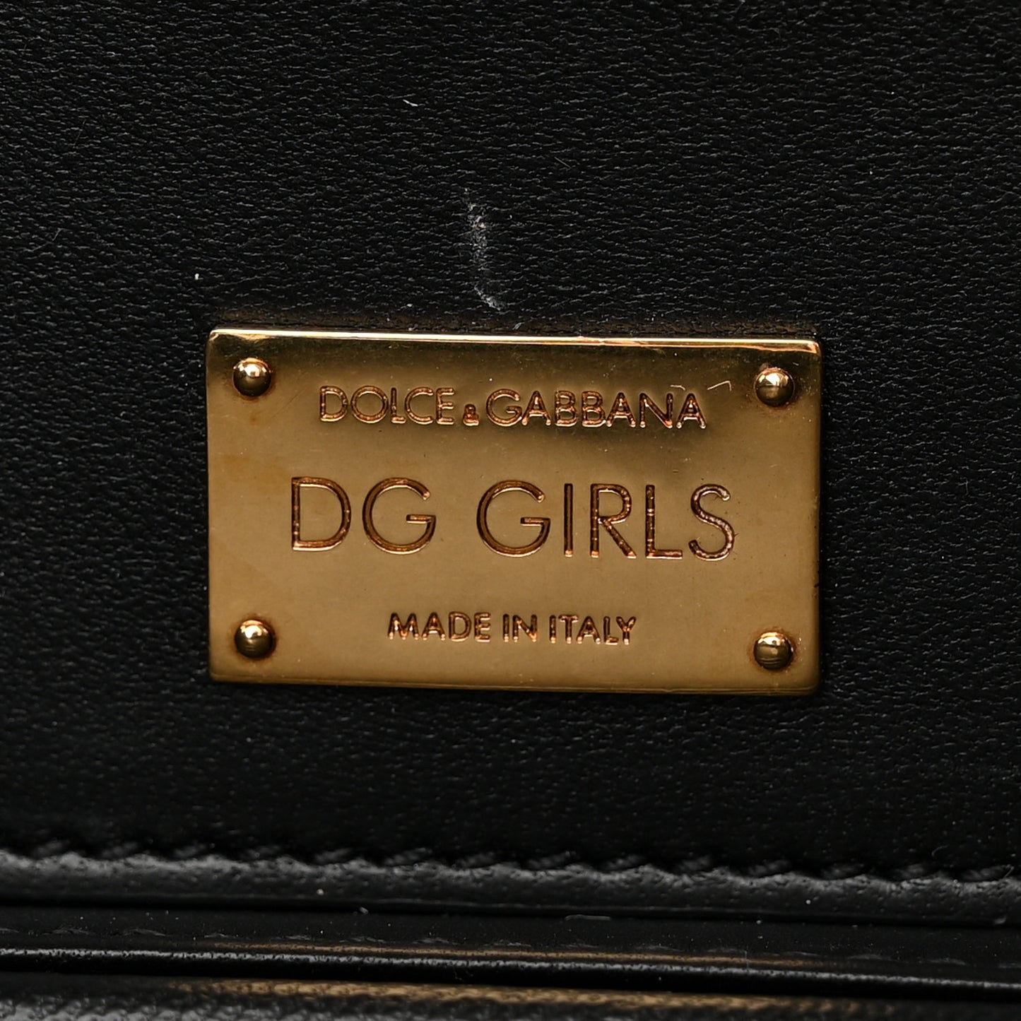 Brocade DG Girls Shoulder Bag Gold