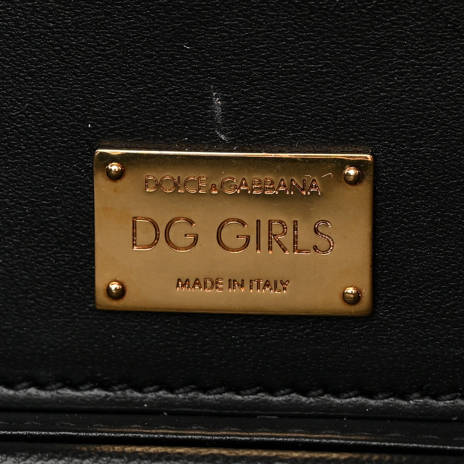 Dolce & Gabbana Brocade DG Girls Shoulder Bag Gold 6 of 13