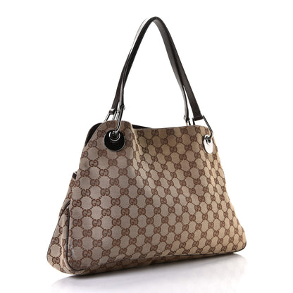 Gucci Monogram Medium Eclipse Shoulder Bag Dark Brown 2 of 5