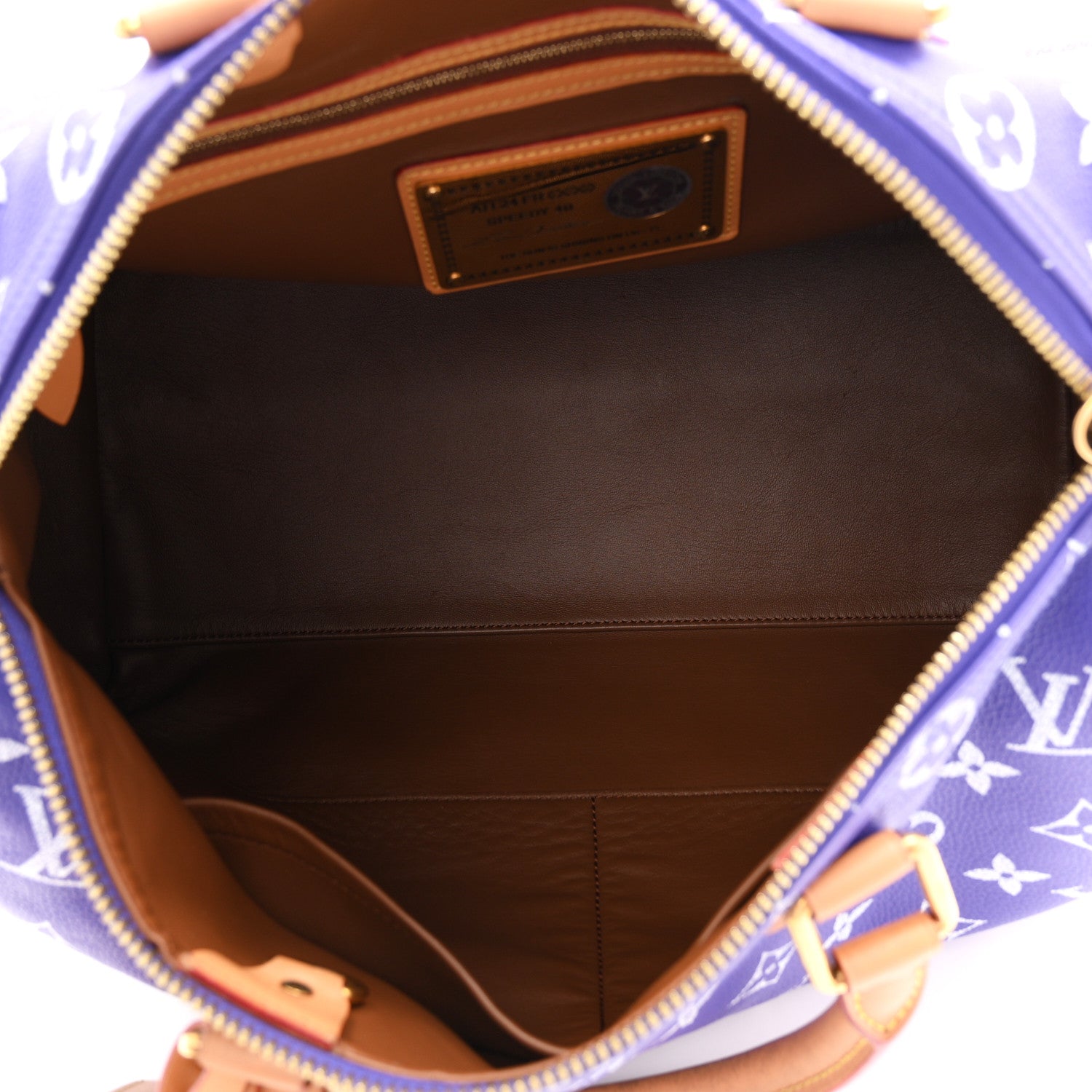 Louis Vuitton Calfskin Monogram Speedy P9 Bandouliere 40 Amethyst 6 of 12