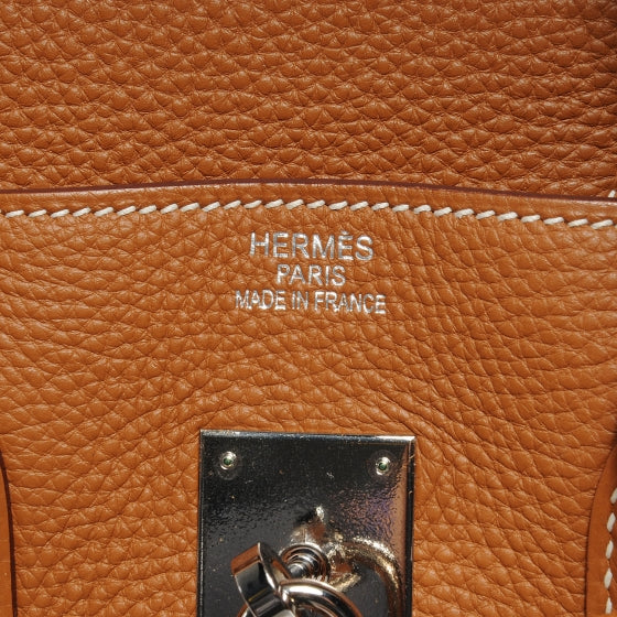 Hermes Togo Birkin 35 Gold 7 of 10