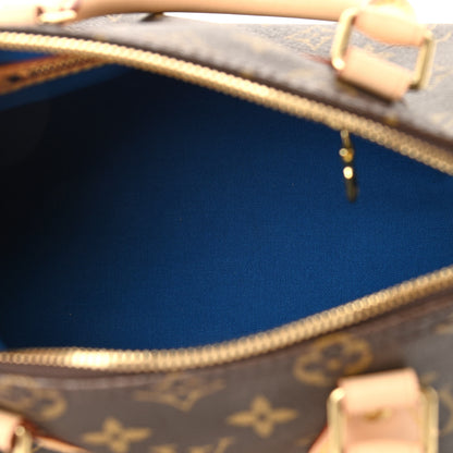 Louis Vuitton Monogram My LV Heritage Speedy Bandouliere 25 Blue Clair Blue De France 5 of 9
