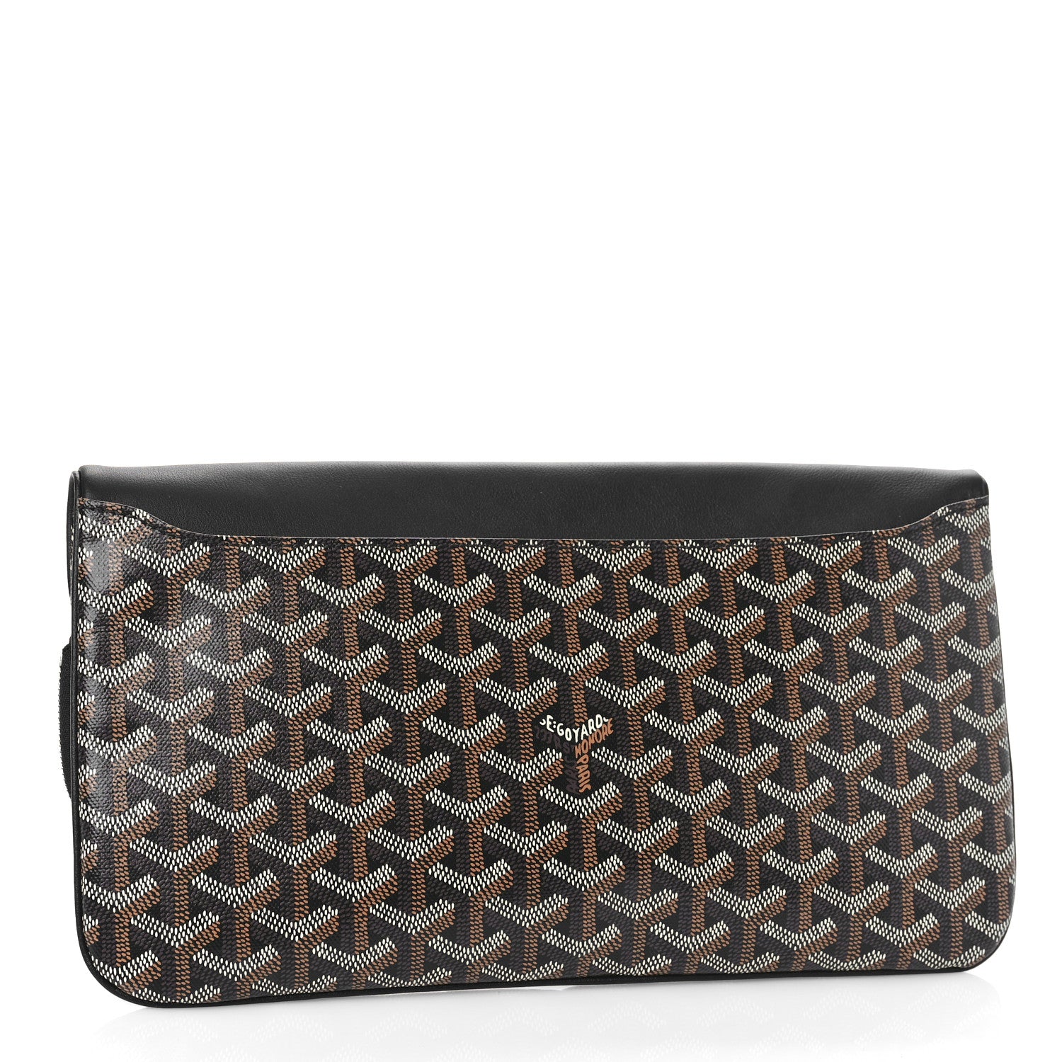 Goyard Goyardine Sainte Marie Soft Clutch Black 3 of 7