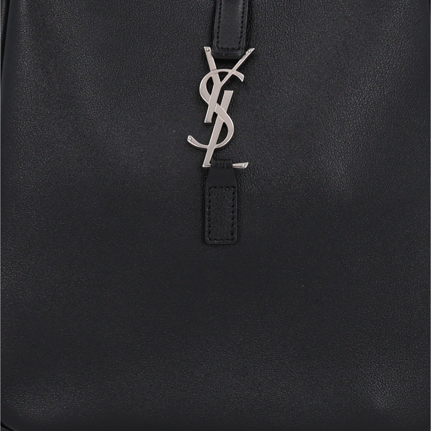 Saint Laurent Smooth Calfskin Small Le 5 A 7 Soft Hobo Black 8 of 11
