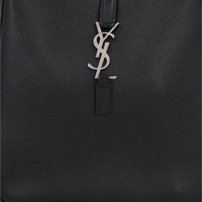 Saint Laurent Smooth Calfskin Small Le 5 A 7 Soft Hobo Black 8 of 11