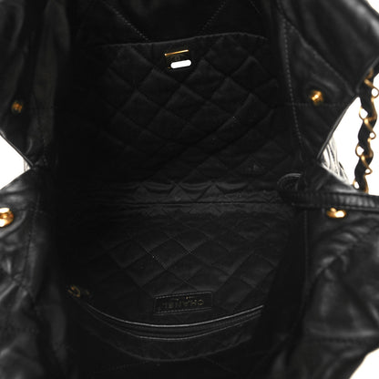 Chanel Shiny Calfskin Quilted Small Chanel 22 Black 6 of 12