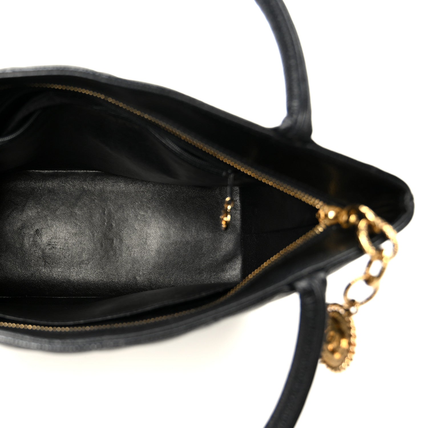 Chanel Caviar Quilted Medallion Tote Black 5 of 11