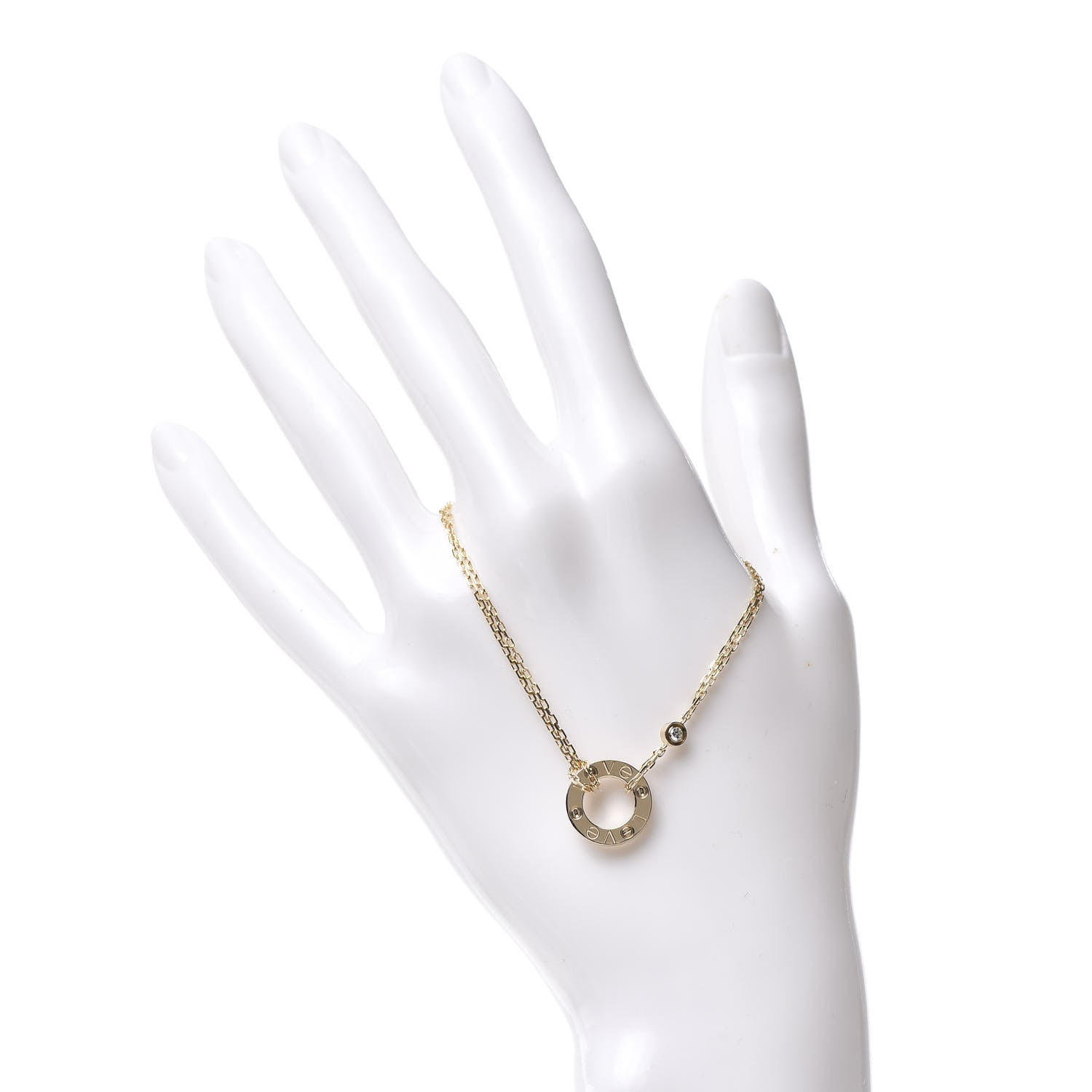 Cartier 18K Yellow Gold Diamond LOVE Bracelet 2 of 5