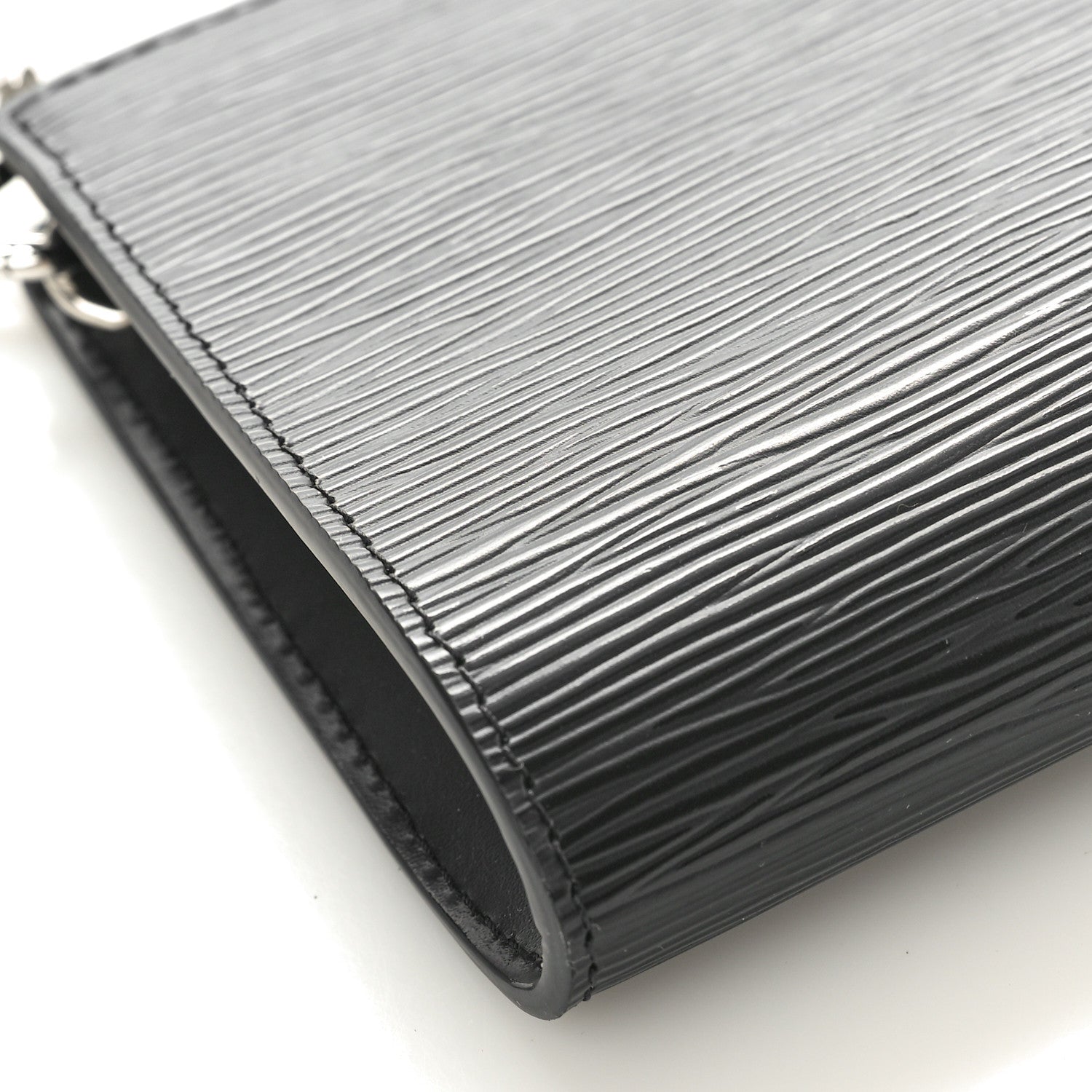 Louis Vuitton Epi Pochette Accessories 24 Black 8 of 9