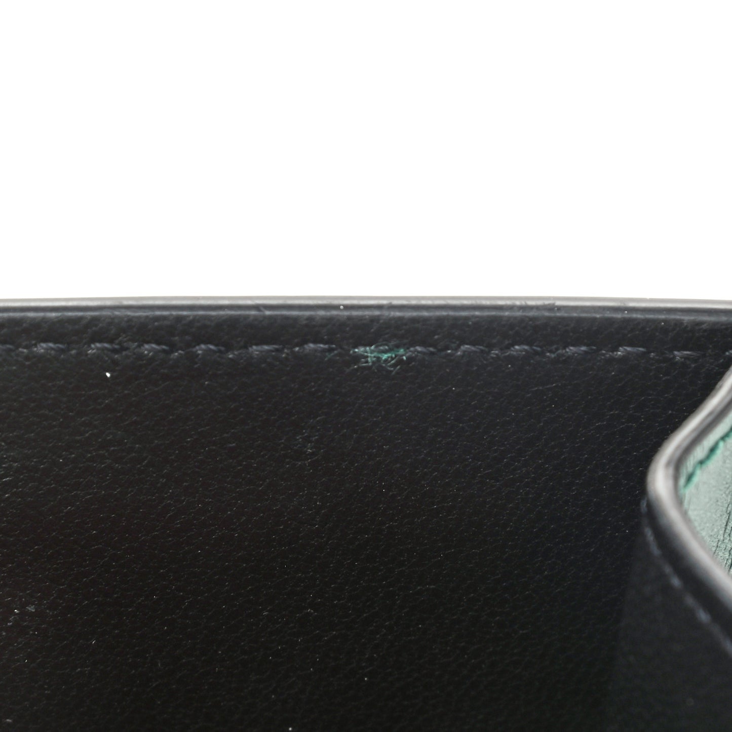 Smooth Calfskin Micro VSling Shoulder Bag Green