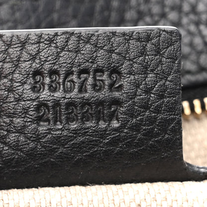 Gucci Pebbled Calfskin Medium Soho Flap Crossbody Black 7 of 12