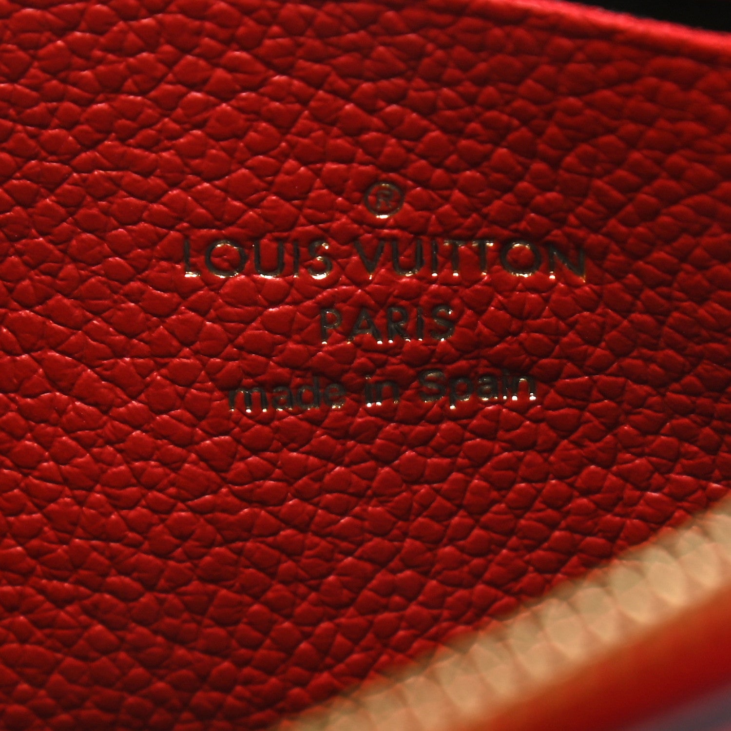 Louis Vuitton Empreinte Double Zip Pochette Marine Rouge 6 of 9