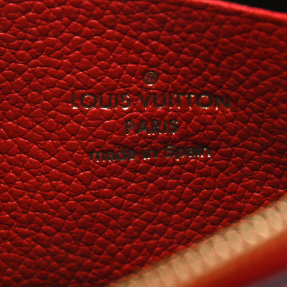 Louis Vuitton Empreinte Double Zip Pochette Marine Rouge 6 of 9
