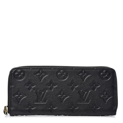 Louis Vuitton Empreinte Clemence Wallet Black 1 of 9