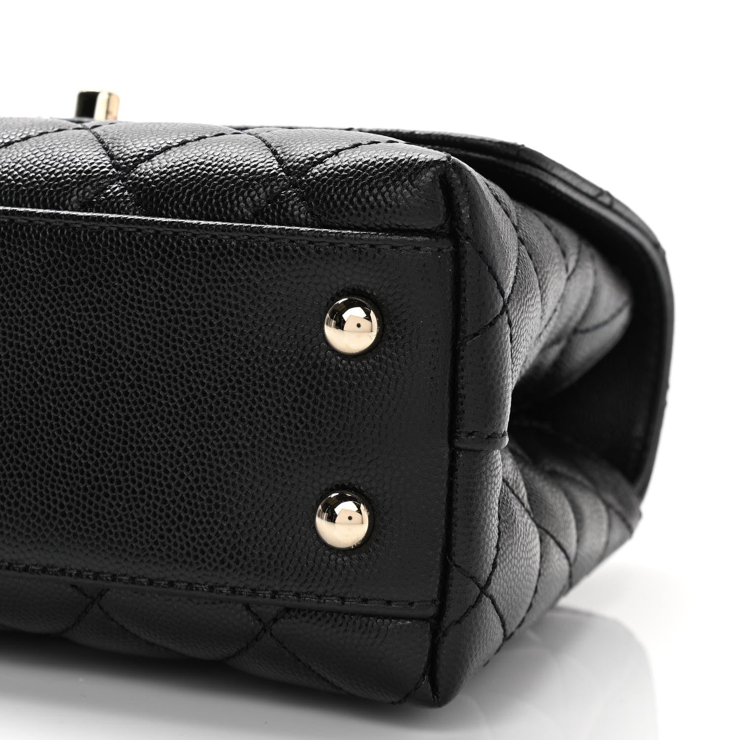Chanel Caviar Quilted Mini Coco Handle Flap Black 10 of 10