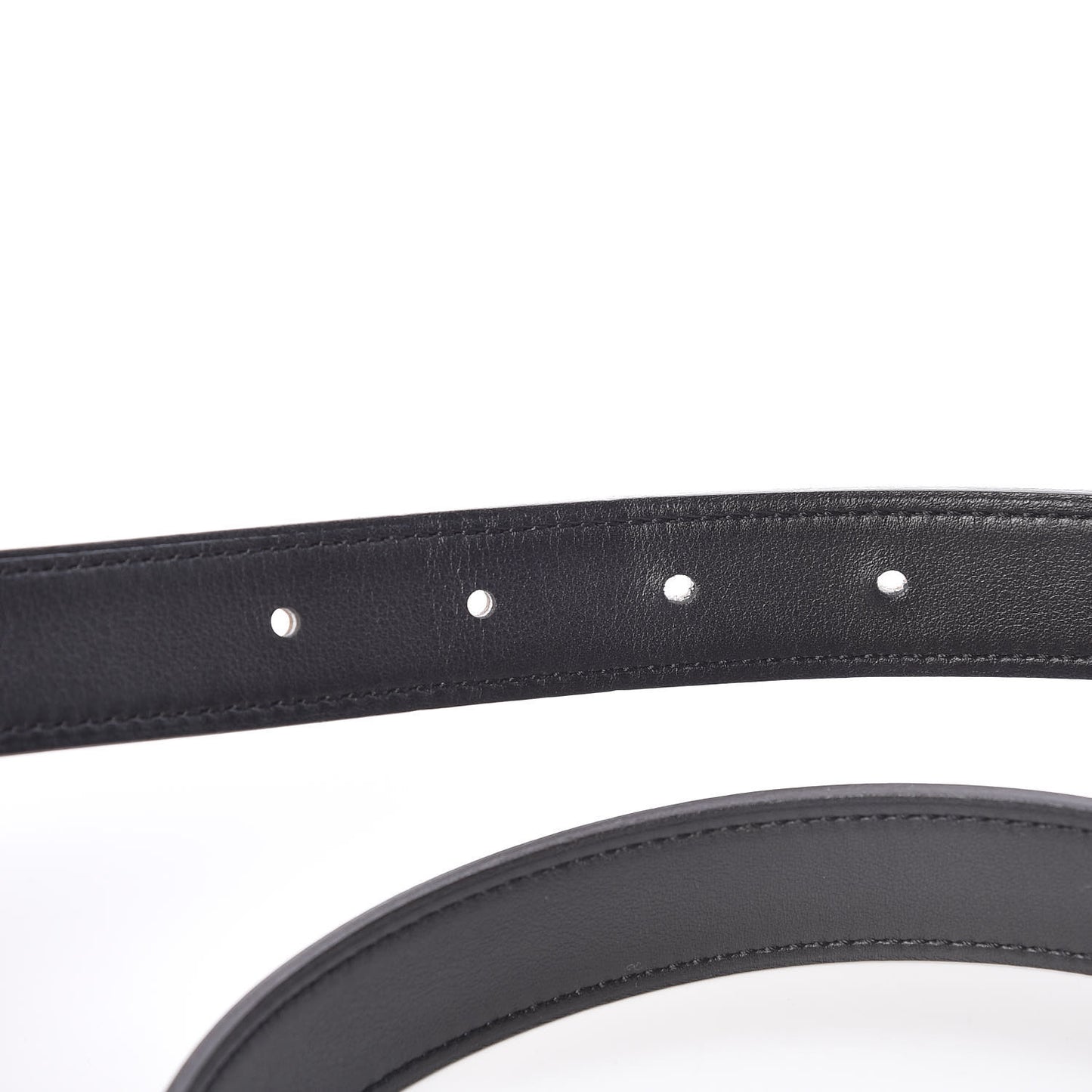 Swift Epsom 24mm Mini Constance H Belt 80 Black Etoupe