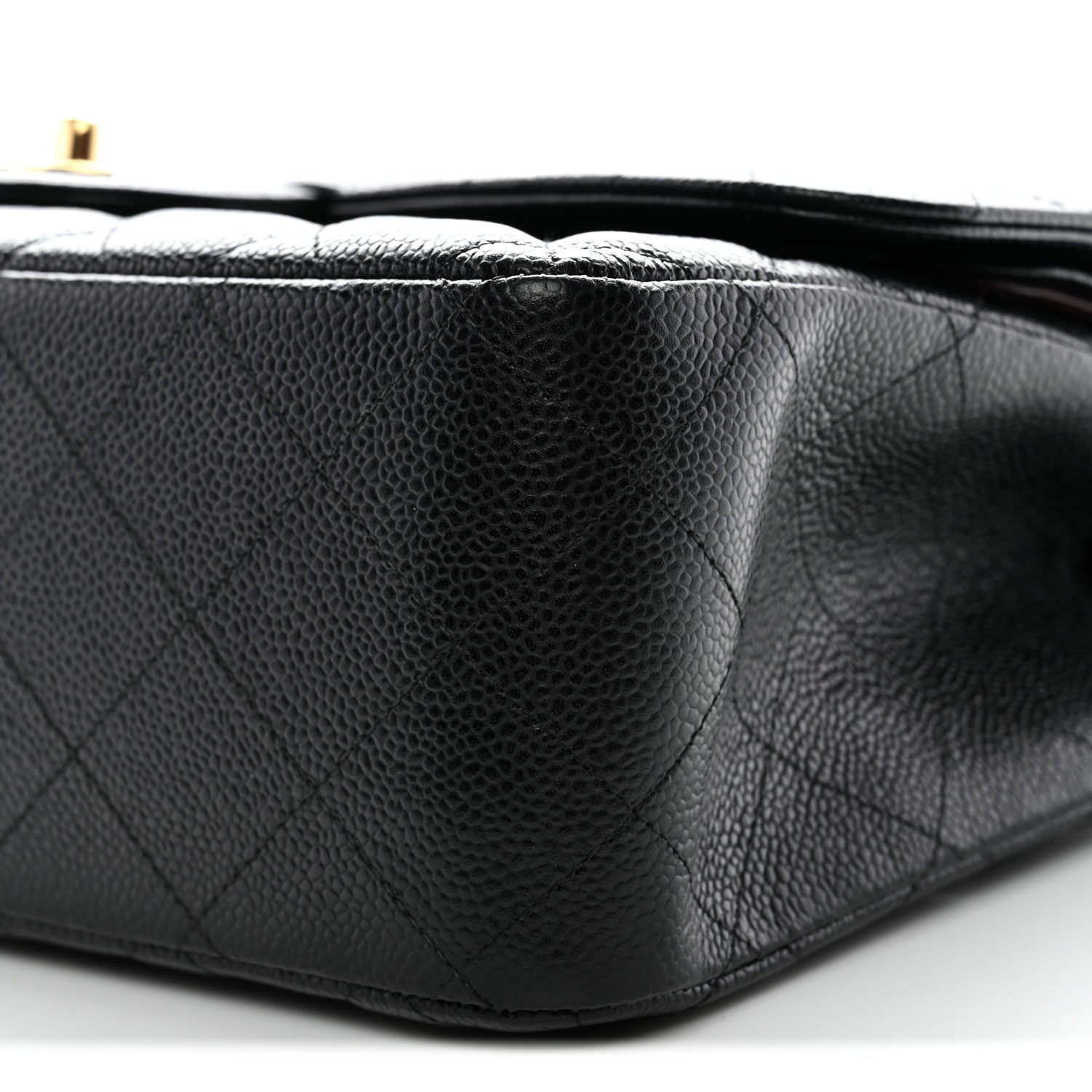 Chanel Caviar Quilted Jumbo Double Flap Black 10 of 11