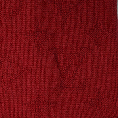 Louis Vuitton Cashmere Monogram Winter Scarf Pink 4 of 8