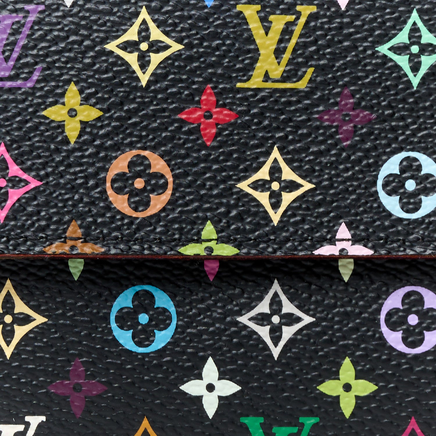 Louis Vuitton Monogram Multicolor Sarah Wallet Black Grenade 8 of 10