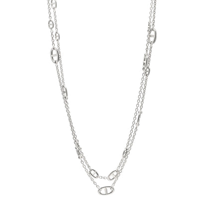 Hermes Sterling Silver Farandole Necklace 160 1 of 3