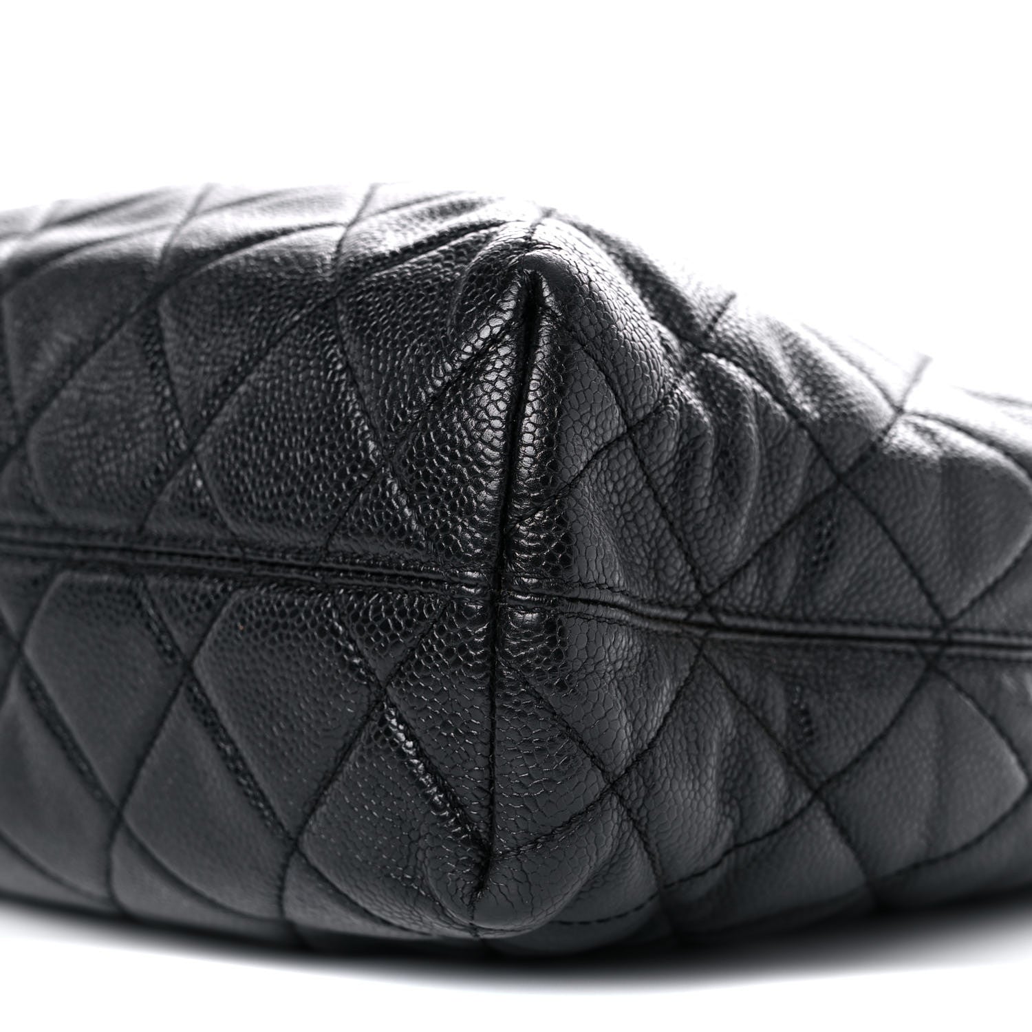 Chanel Caviar Quilted CC Shopping Tote Black 9 of 16