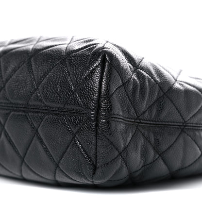 Chanel Caviar Quilted CC Shopping Tote Black 9 of 16
