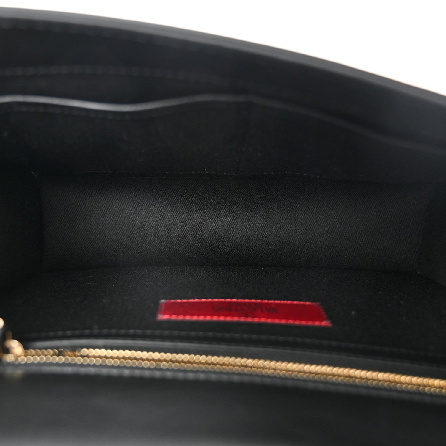 Valentino Garavani Vitello Medium Glam Lock Rockstud Flap Black 5 of 10