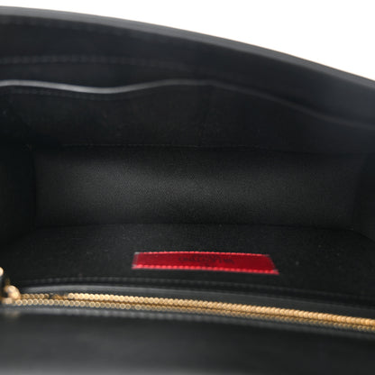 Valentino Garavani Vitello Medium Glam Lock Rockstud Flap Black 5 of 10