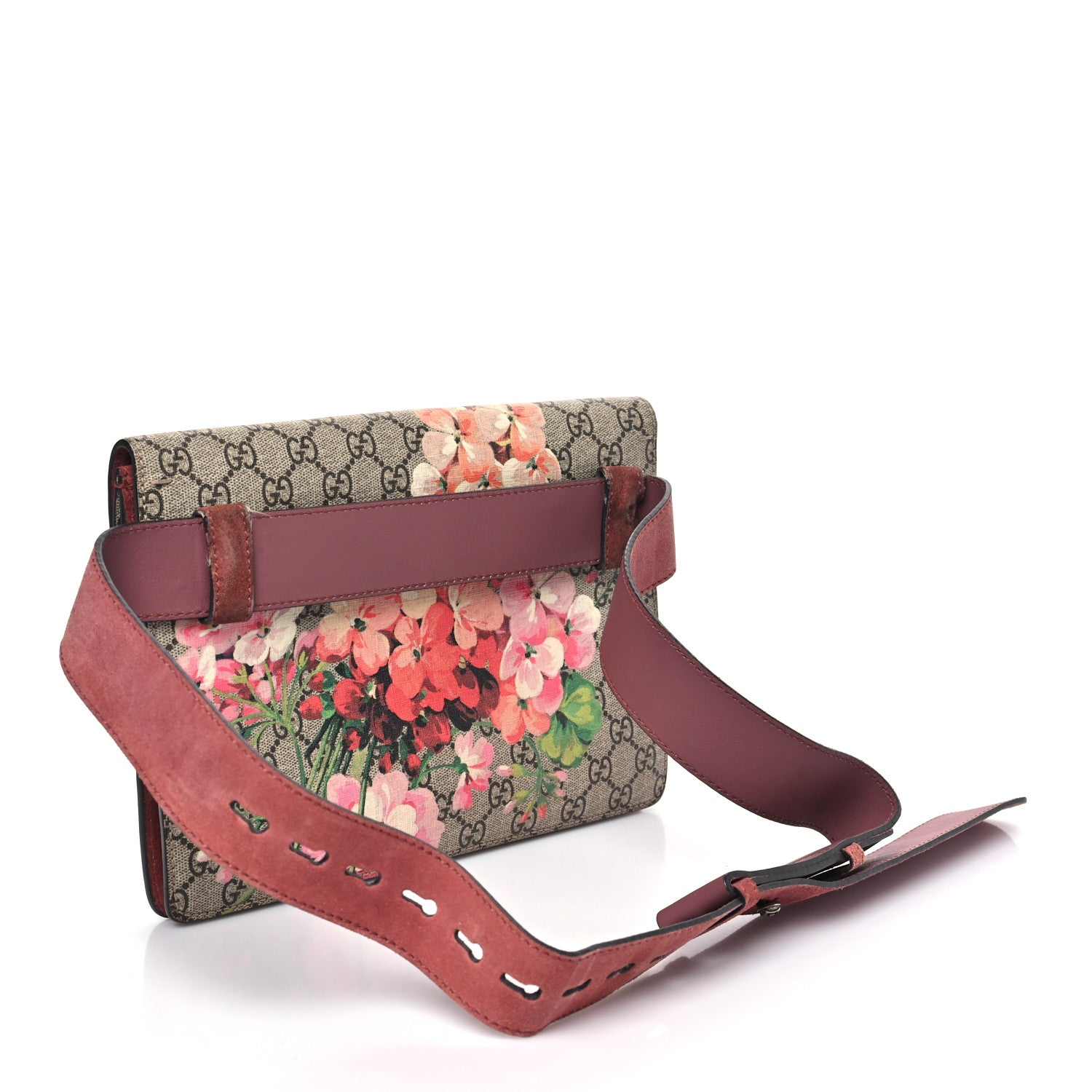 Gucci GG Supreme Monogram Blooms Dionysus Belt Bag Beige Multicolor Dry Rose 3 of 11