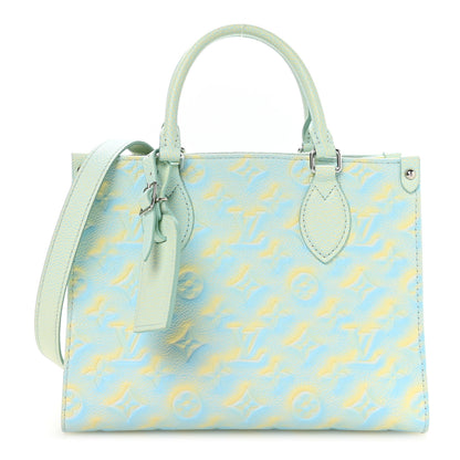 Louis Vuitton Empreinte Monogram Summer Stardust Onthego PM  Water Green 1 of 9