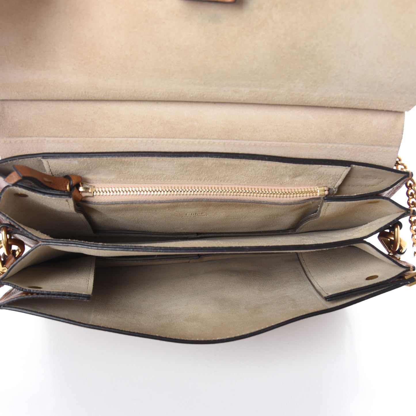 Goatskin Medium Faye Shoulder Bag Caramel