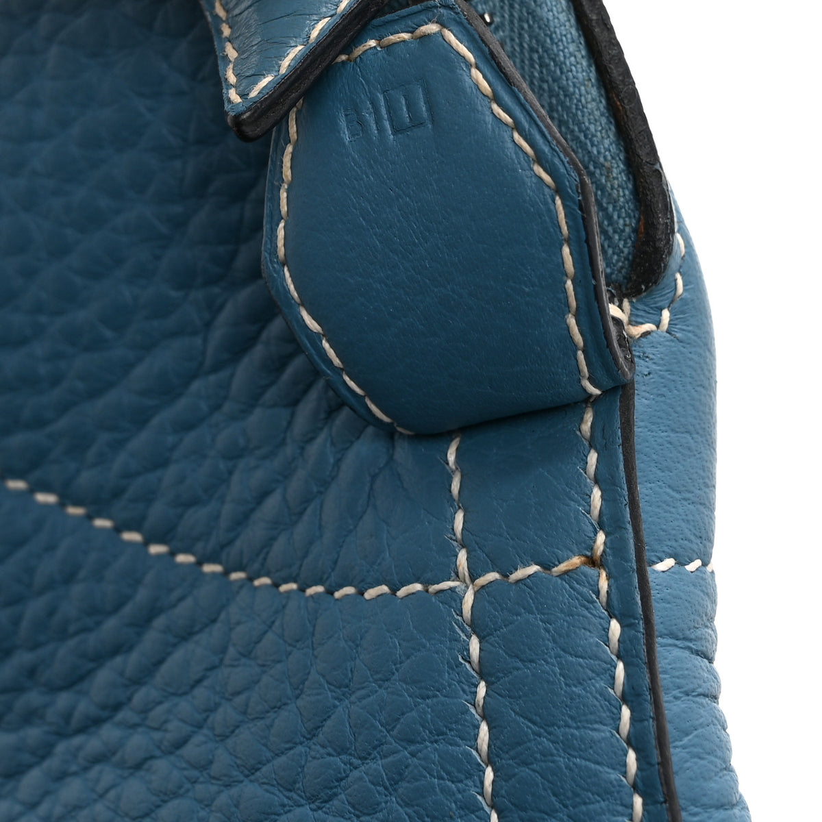Hermes Taurillon Clemence Bolide 31 Blue Jean 7 of 10