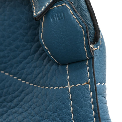 Hermes Taurillon Clemence Bolide 31 Blue Jean 7 of 10