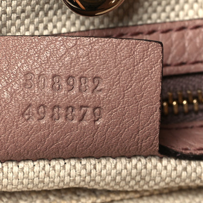 Gucci Pebbled Calfskin Medium Soho Chain Shoulder Bag Dark Cipria 7 of 10