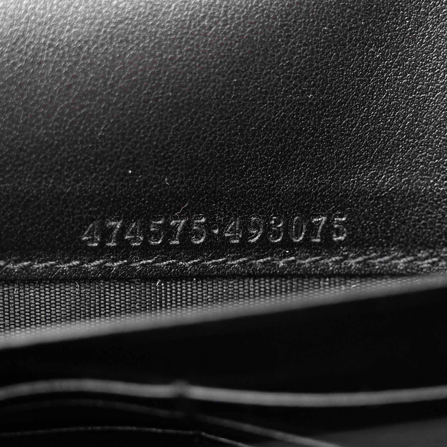Gucci Calfskin Matelasse GG Marmont Chain Wallet Black 7 of 13