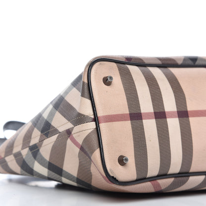 Burberry Supernova Check Regent Tote Black 6 of 9
