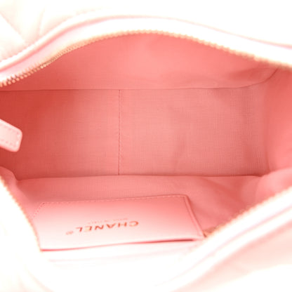 Chanel Shiny Lambskin Quilted Trendy Pockets Hobo Light Pink 5 of 10