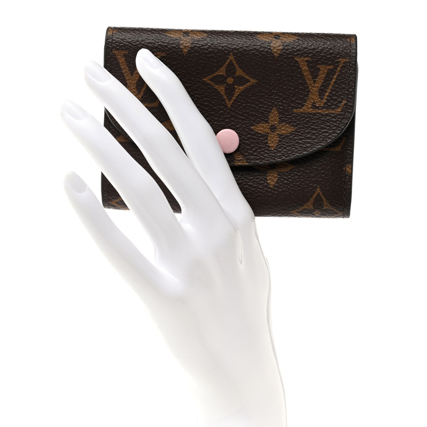 Monogram Rosalie Coin Purse Rose Ballerine
