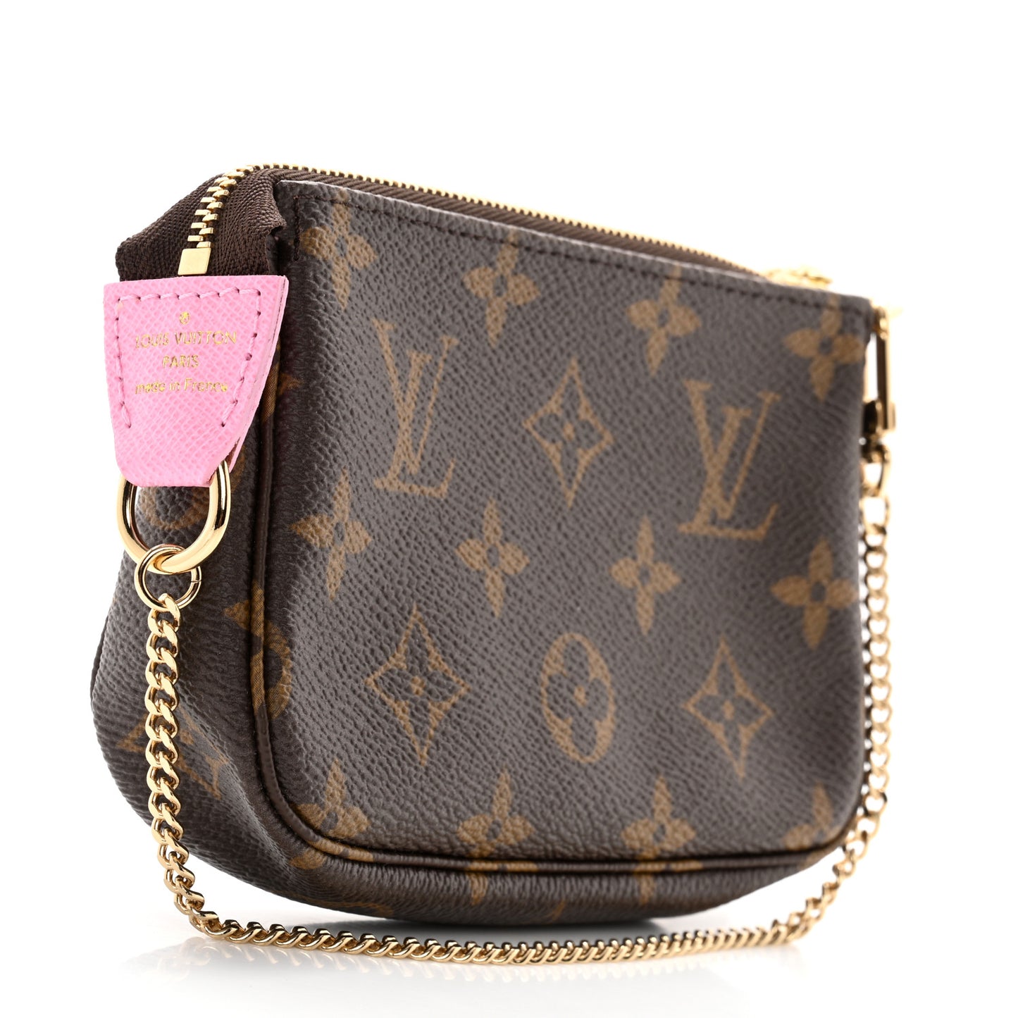 Monogram 2022 Christmas Animation Paris Mini Pochette Accessories Pink