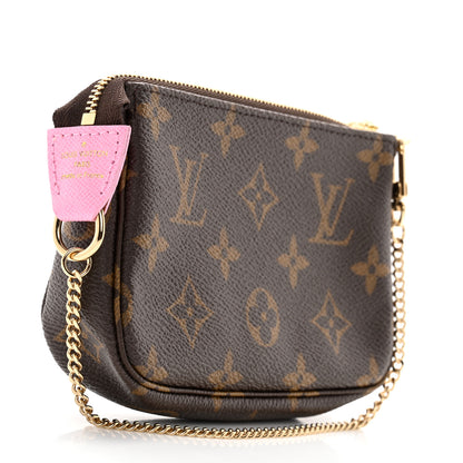 Louis Vuitton Monogram 2022 Christmas Animation Paris Mini Pochette Accessories Pink 2 of 8